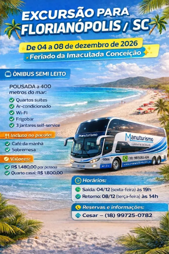 Florianópolis 4/12 a 8/12